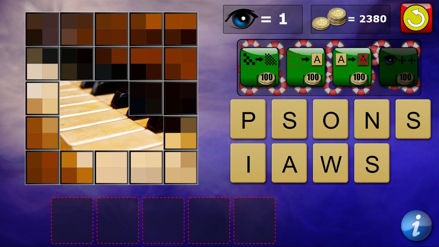 #2. What's Pixelated - Guess the word puzzles (Windows) 来自: Espace Pty Ltd