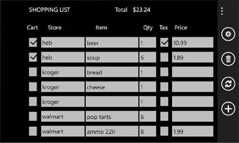 Shopping List Screenshots 2