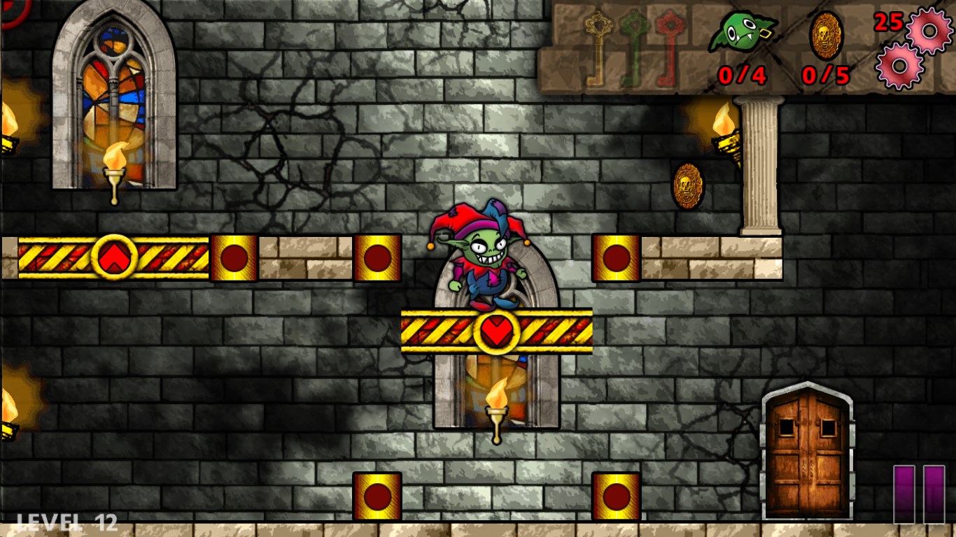 Activate elevators and trigger locked doors as you solve the tower's puzzles!