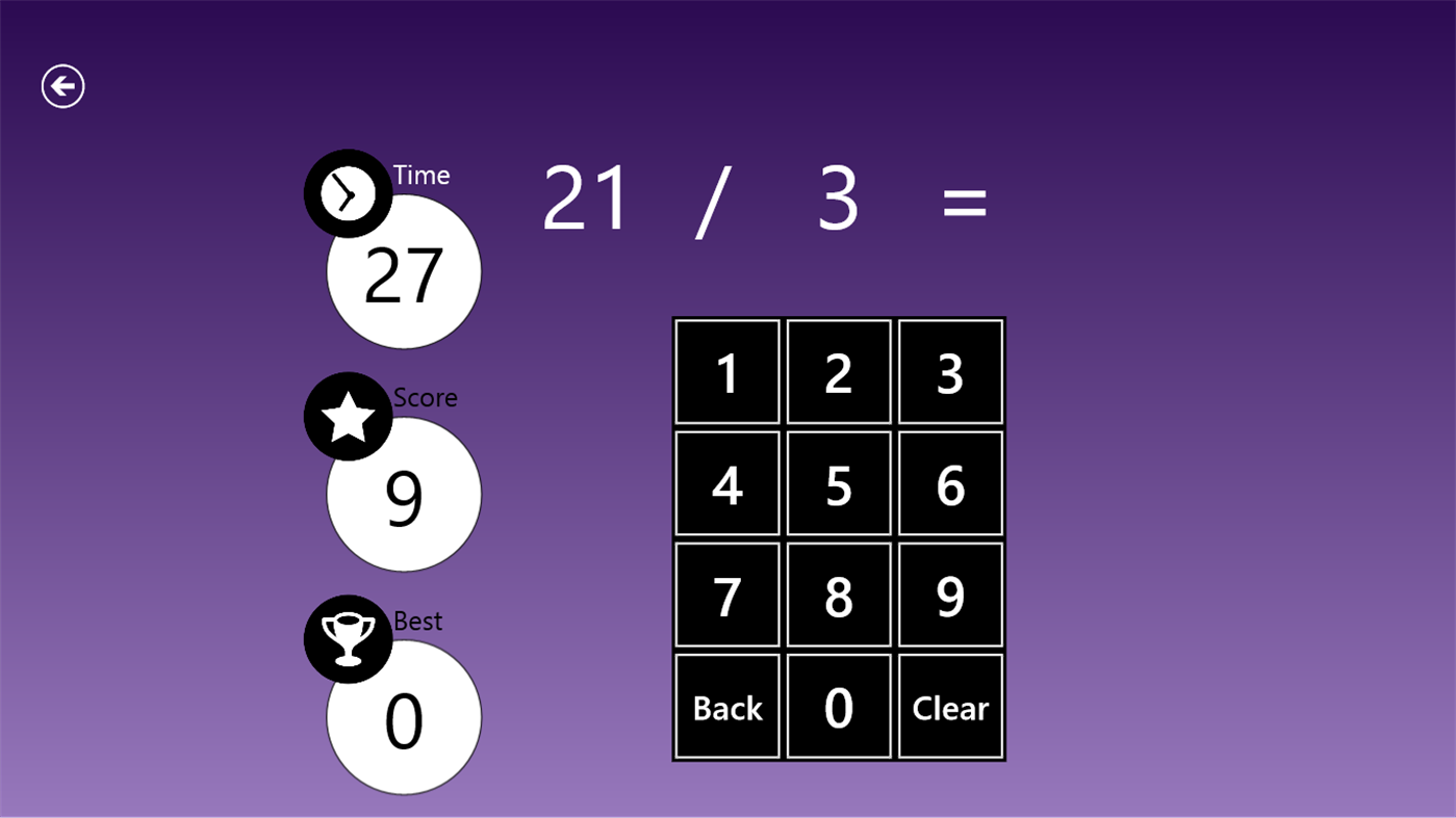 #5. Fast Math Quiz (Windows) Podle: Matthew Justice