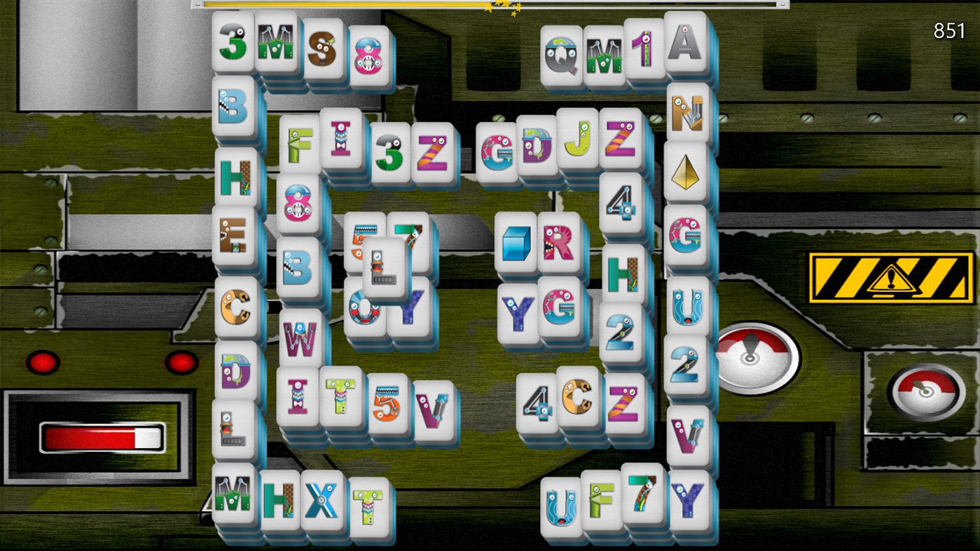 #4. Alphabet Robots Mahjong Free (Windows) От: EnsenaSoft, S.A. de C.V.