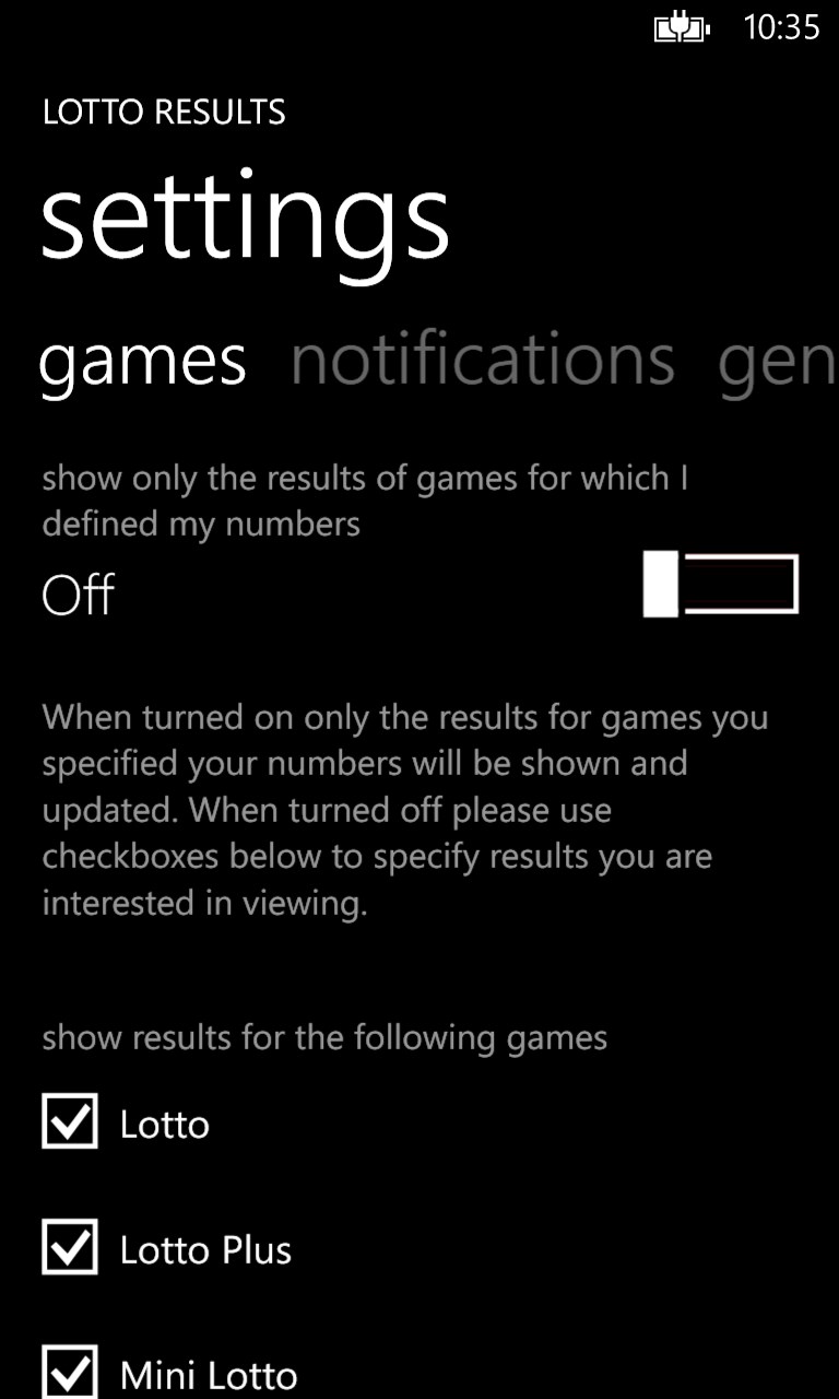 Captura de Pantalla 7 Lotto windows