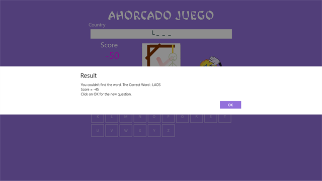 Ahorcado Juego screenshot 3
