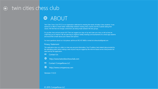 Twin Cities Chess Club screenshot 4