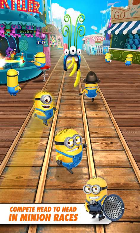 Screenshot: COMPETE HEAD TO HEAD IN MINION RACES