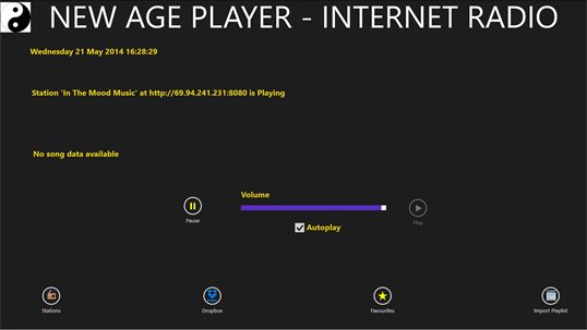 New Age Player screenshot 1