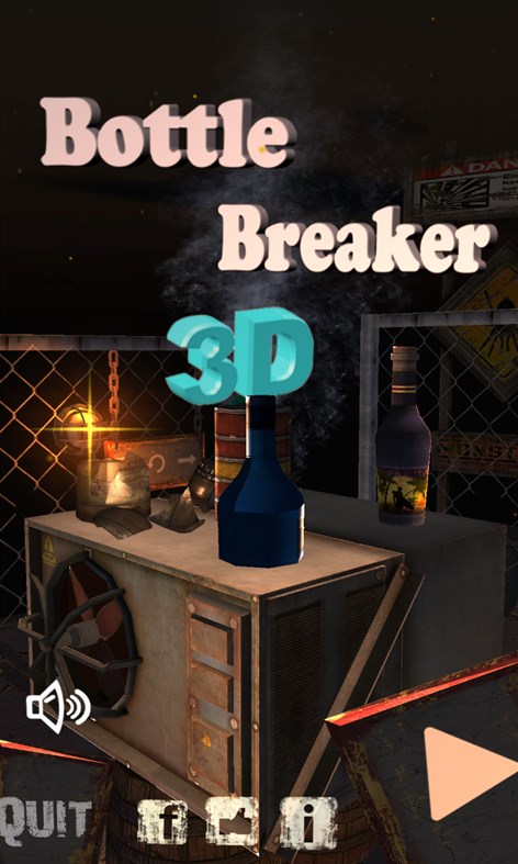 #1. 3D Bottle Breaker (Windows) 来自: ViMAP Services Pvt Ltd