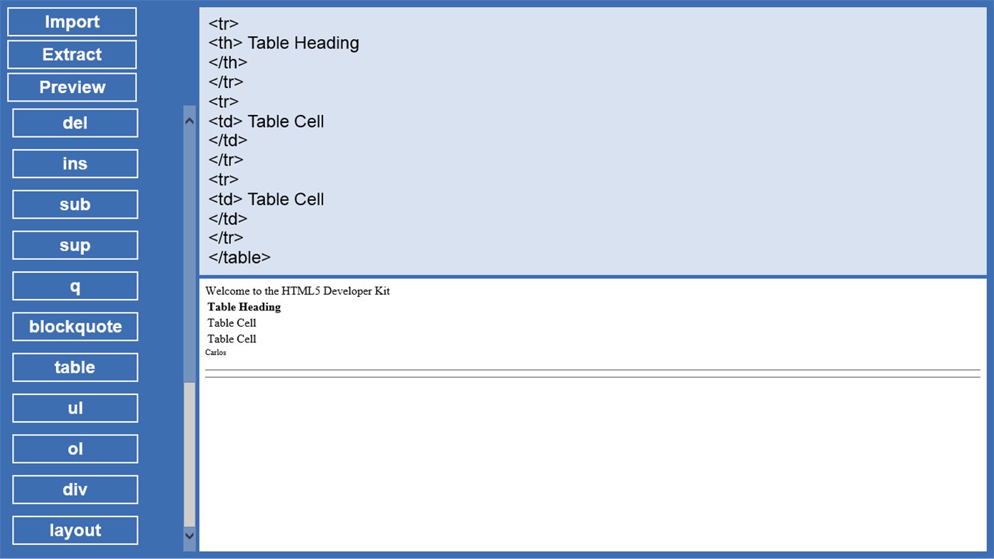 #4. HTML Developer Kit (Windows) De: Carlos Rafael Ramirez