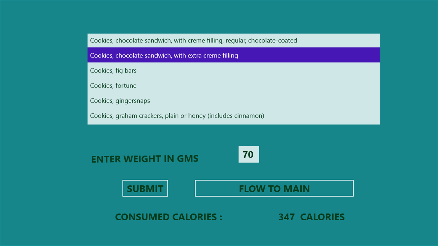 #3. Daily Calories (Windows) От: ALLAM KALYANA