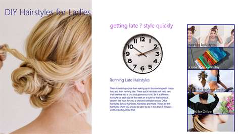 DIY Hairstyles for Ladies Screenshots 1