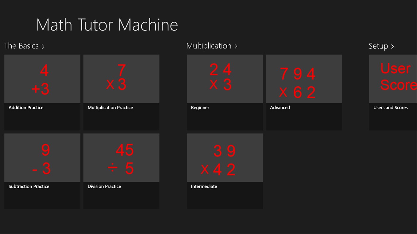 #1. Math Tutor Machine (Windows) By: KeenMachine