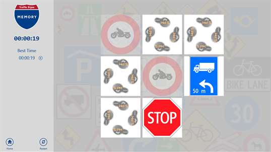 Traffic Signs Memory screenshot 2
