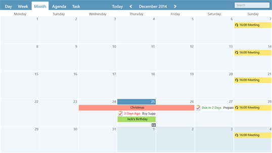 WinPIM Calendar screenshot 3