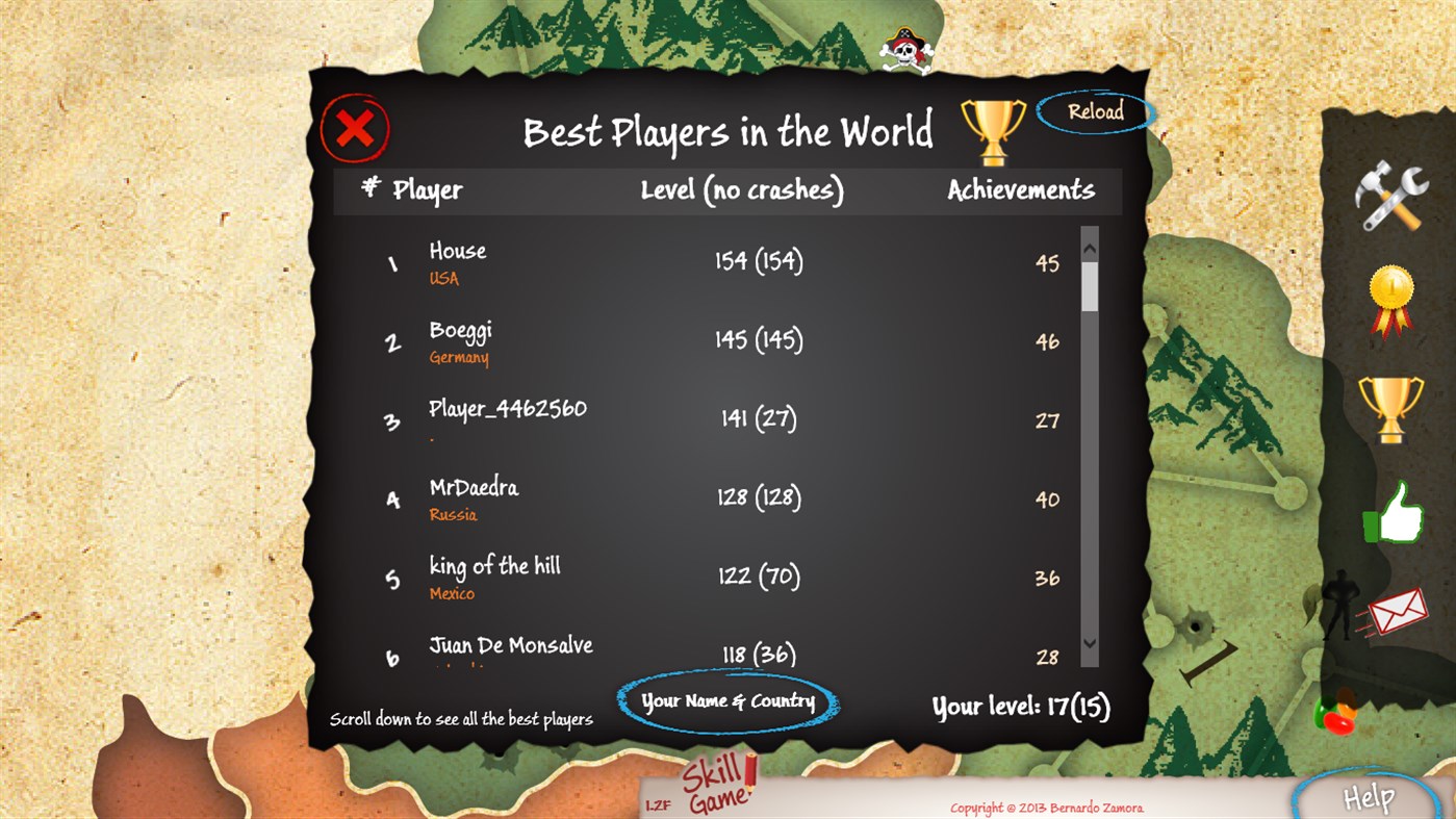 #3. Skill Game (Windows) 由: Bernardo Zamora