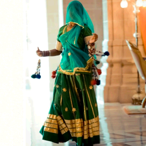 ghagra odhani dress