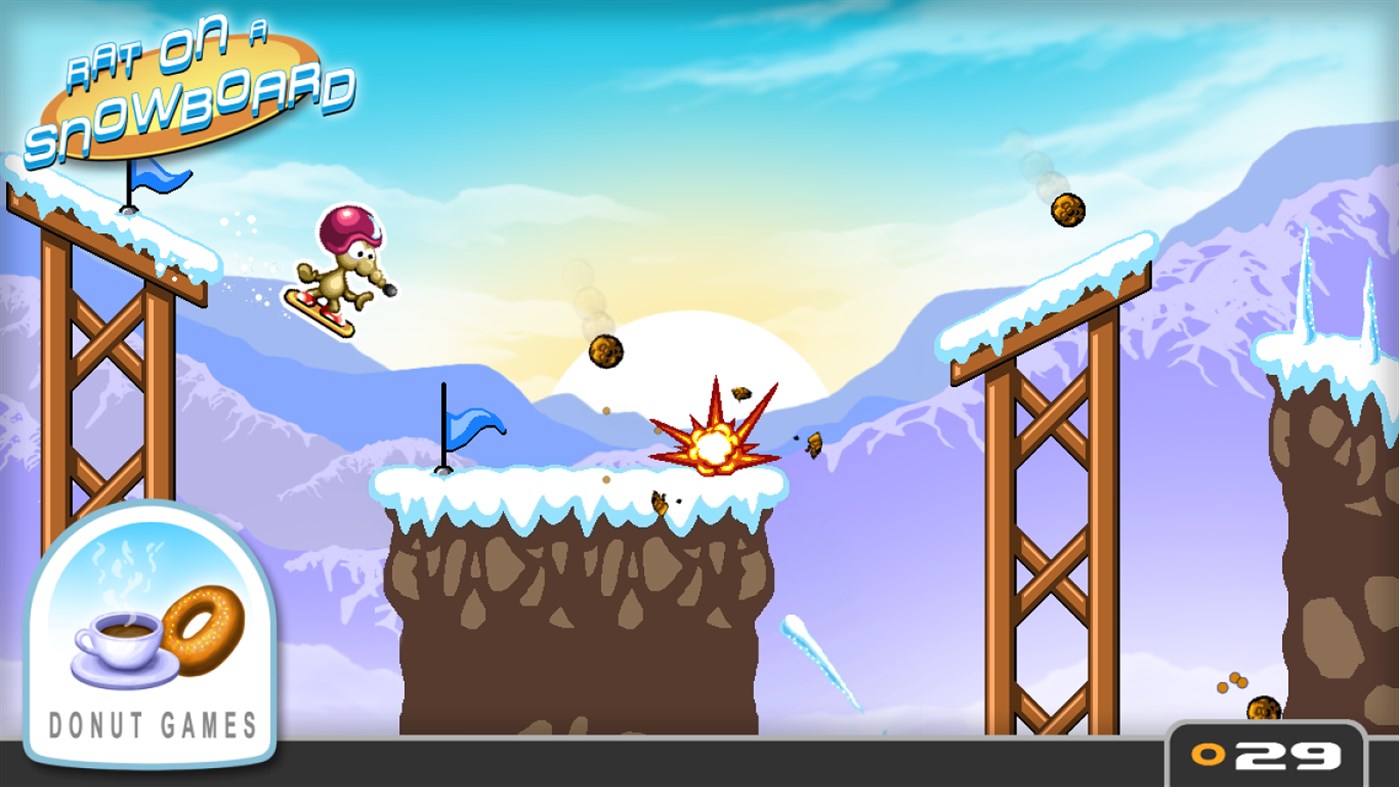#2. Rat on a Snowboard (Windows) Av: Donut Games