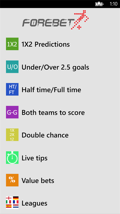 Forebet football predictions Screenshots 1