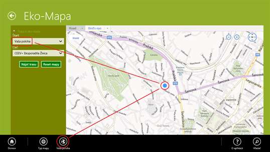 Eko-mapa pre Win 8 screenshot 5