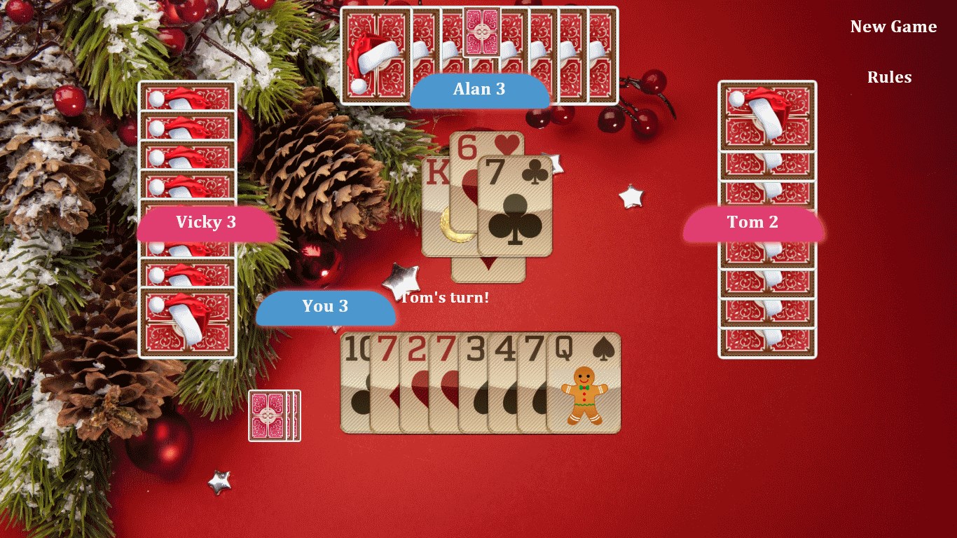 Christmas Spades Deluxe for Windows 10