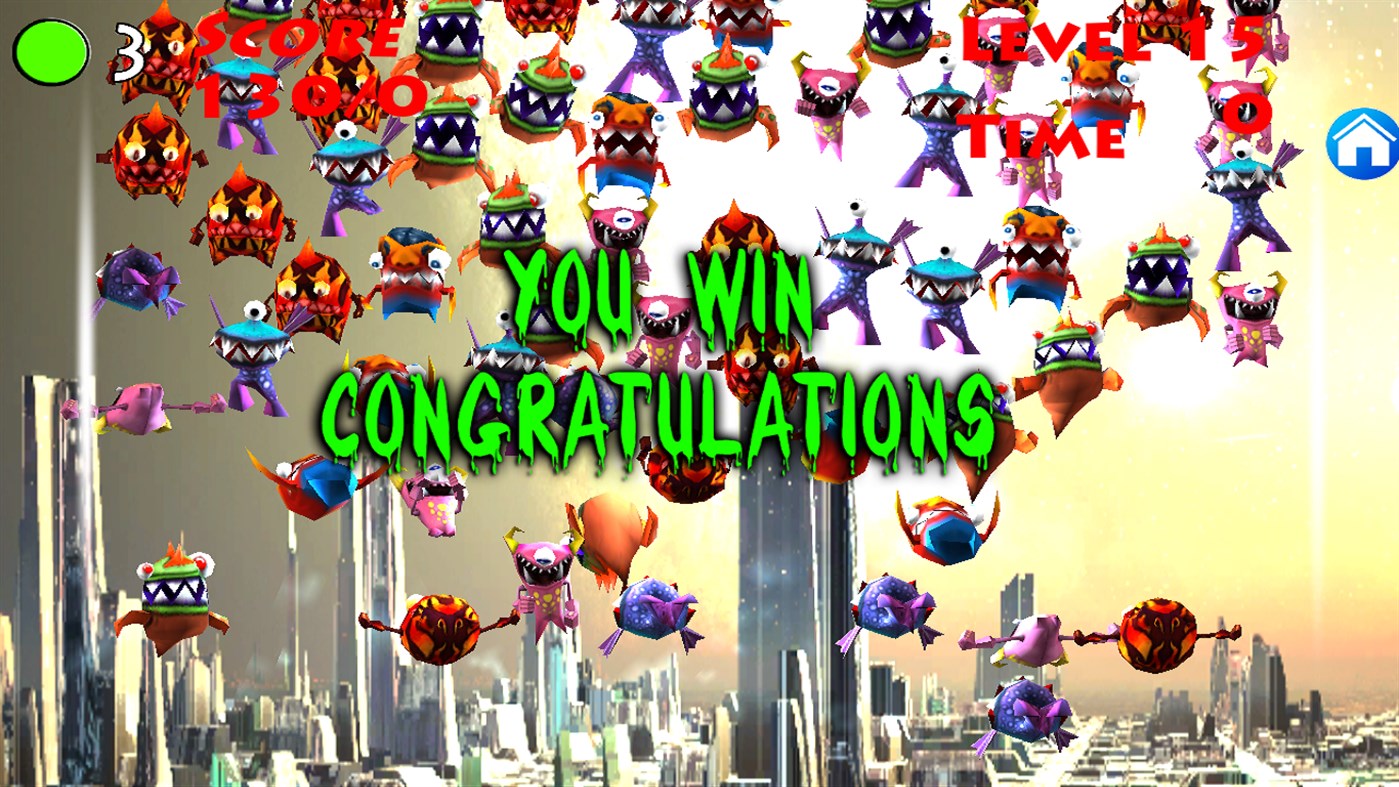 #3. Monster Smasher - Space War (Windows) By: Kaufcom