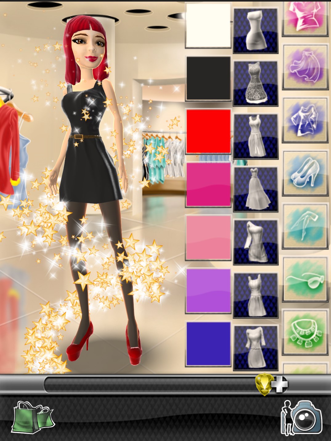 Dress up your girl model into a real Fashion Diva! 