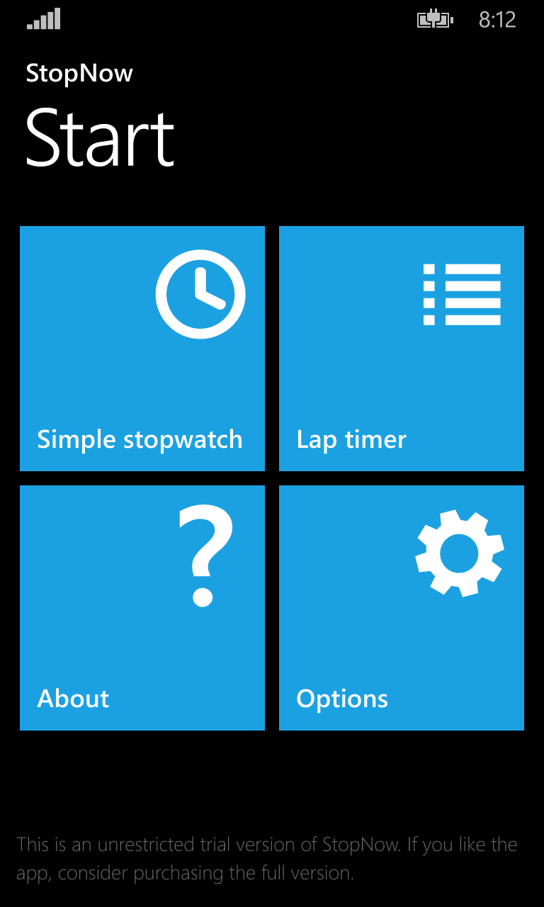 Stopwatch StopNow Free for Windows 10