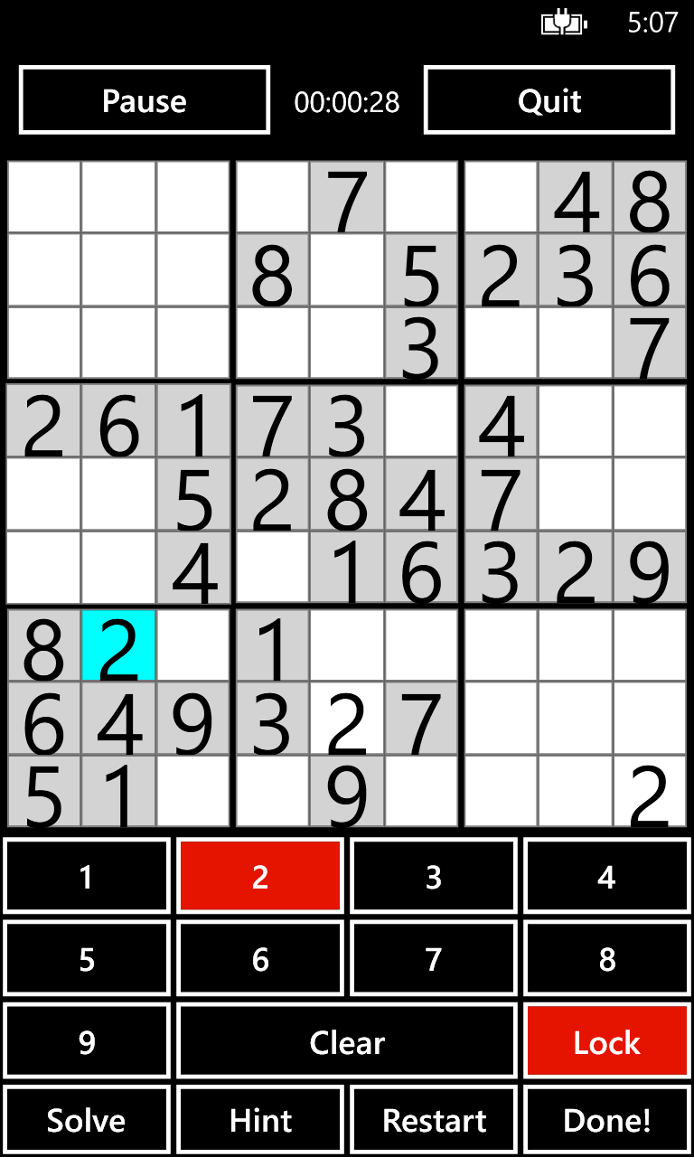 Captura de Pantalla 2 Sudoku Challenge windows