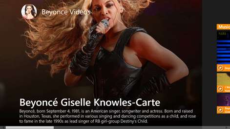 Beyonce Videos Screenshots 1