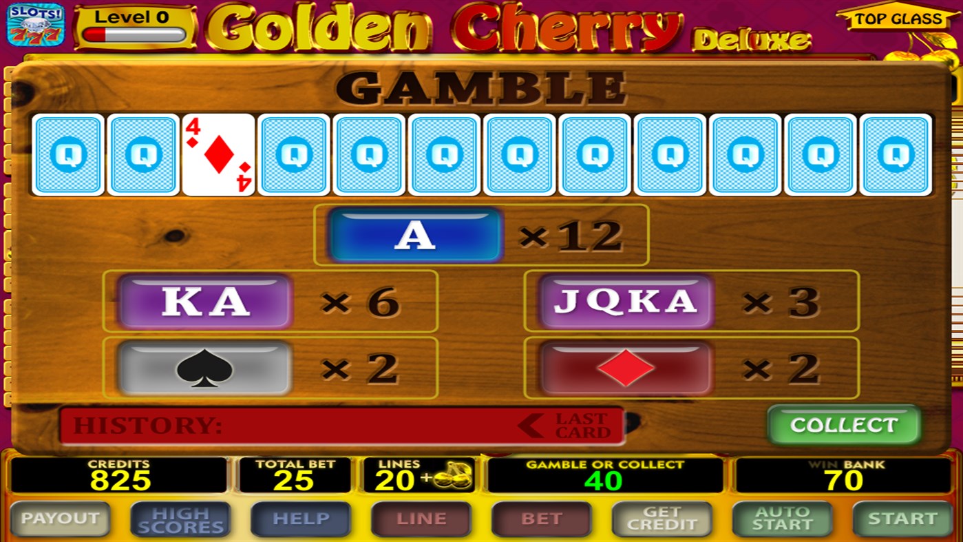 #4. Slots! Golden Cherry Deluxe (Windows) By: QED Gaming