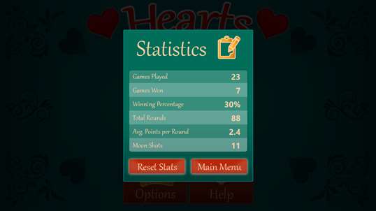 Hearts Deluxe screenshot 3