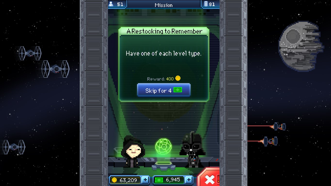 Fund the Empire's schemes!