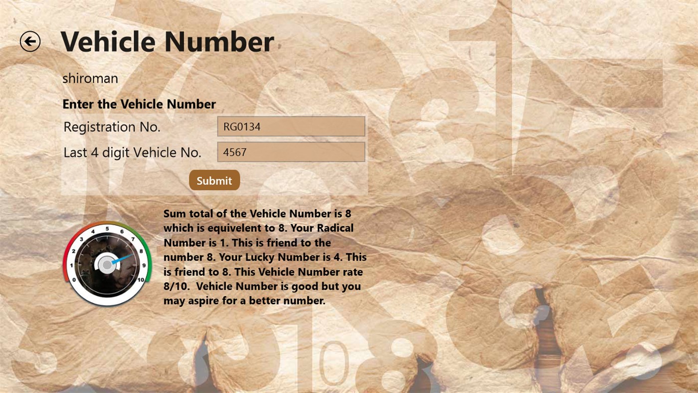 #6. Leo Numerology Calculator (Windows) De: Future Point