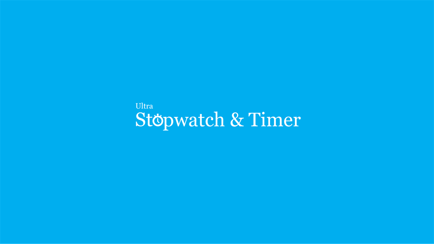 #1. Ultra Stopwatch & Timer (Windows) Podle: Ecsolvo Technologies