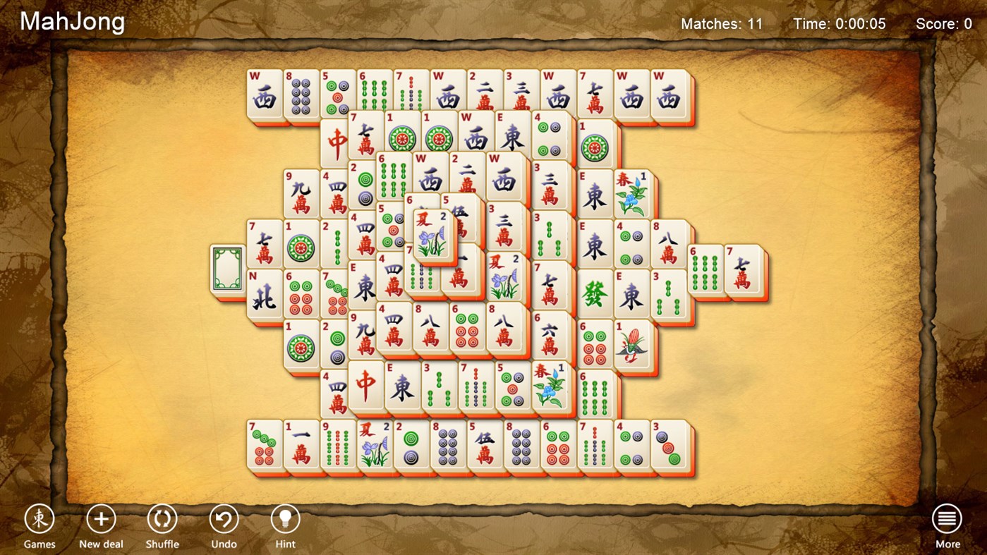 #1. Mahjong Free ! (Windows) Door: TreeCardGames