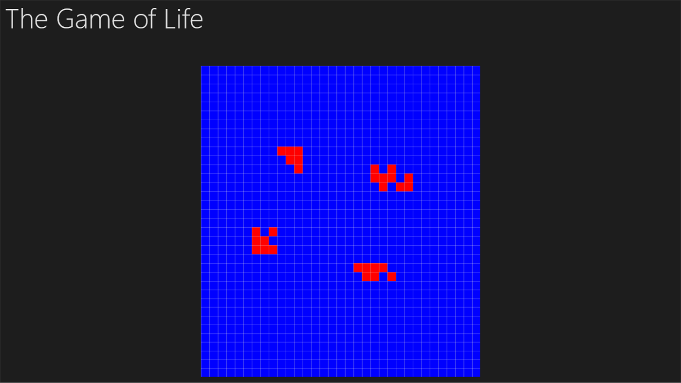 #3. The Game of Life (Windows) By: Golesh Alex