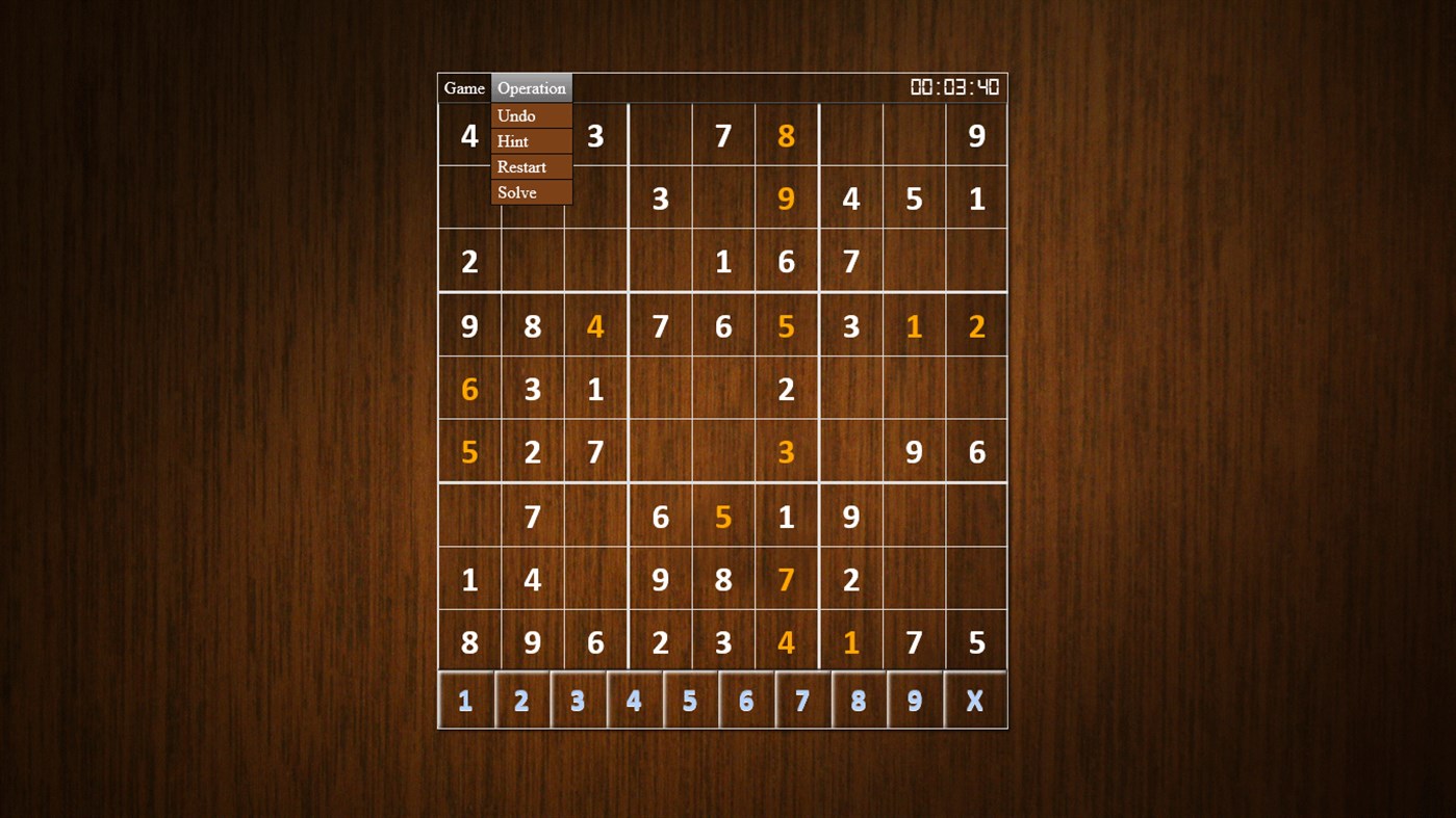 #4. Sudoku * (Windows) โดย: Cool Games Studio
