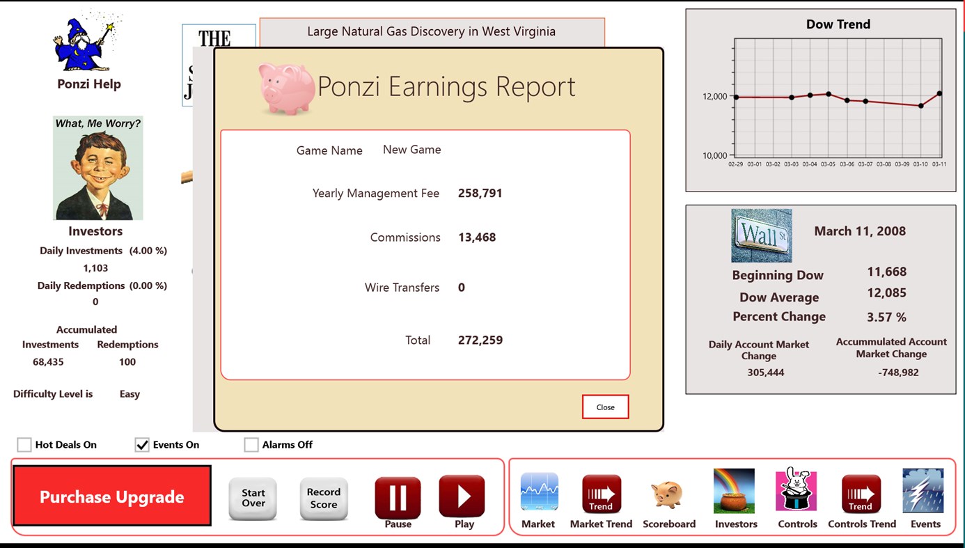 #4. The Ponzi Game (Windows) 由: Openview Publishing LLC