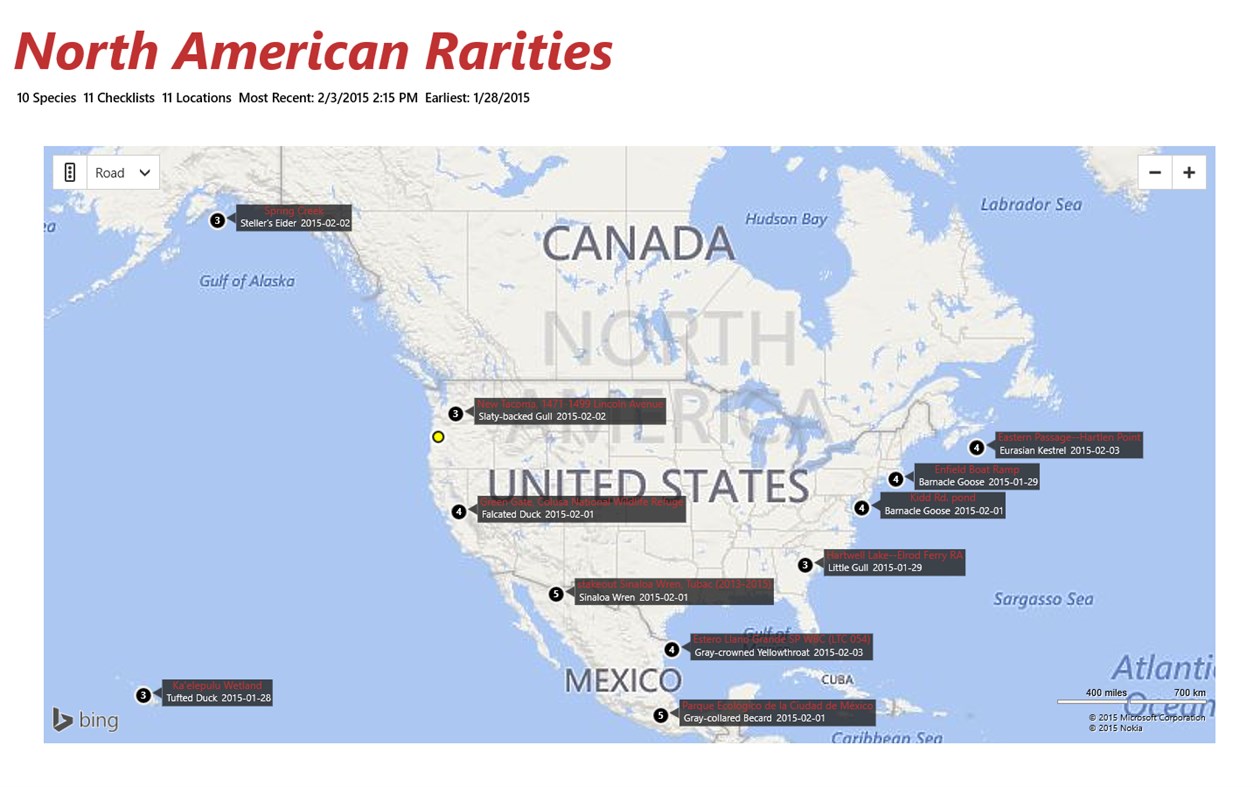 #2. North American Rarities (Windows) By: PKZSoftware