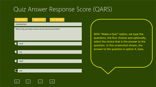 Quiz Answer Response Score screenshot 2