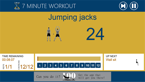 7 Minute Workout Screenshots 2