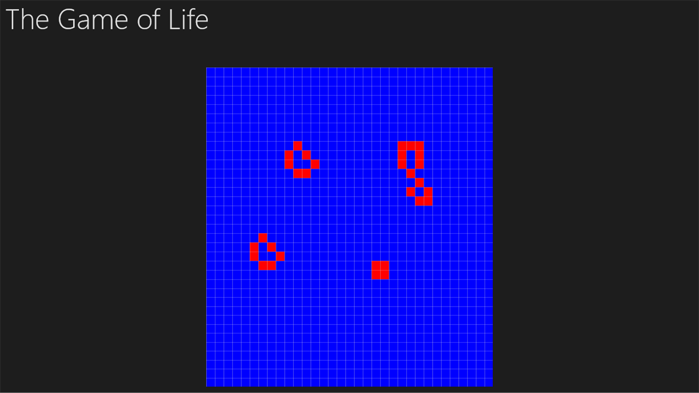 #5. The Game of Life (Windows) By: Golesh Alex
