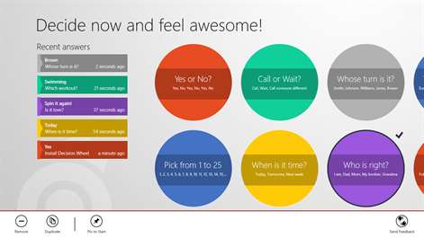 Decision Making Wheel Screenshots 2
