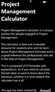 PMP Calculator screenshot 3