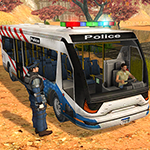 Police Bus Hill Climb - Cops Pick & Drop Duty Sim
