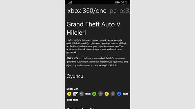 Cheats For Gta Al Microsoft Store Tr Tr