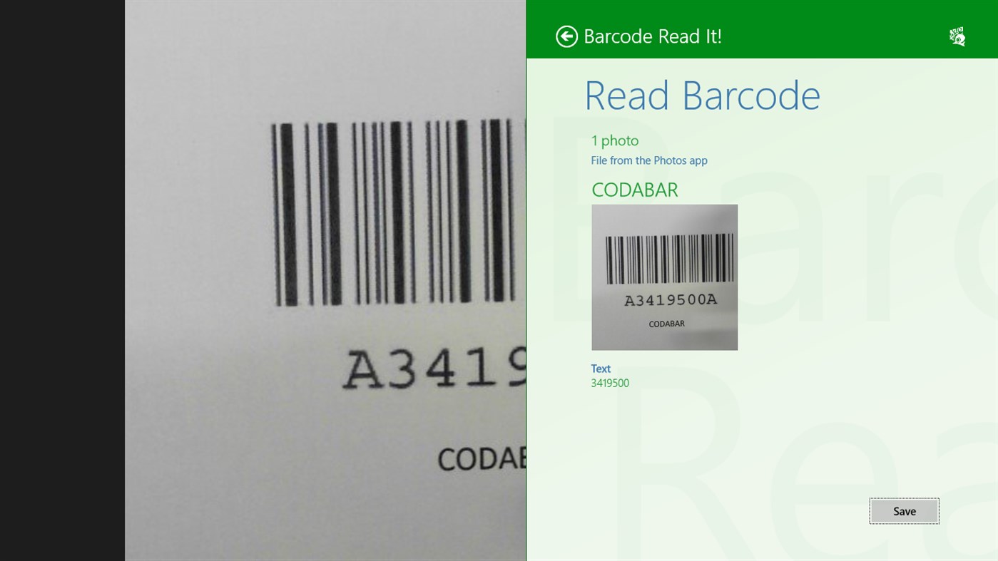 #5. Barcode Read It! (Windows) โดย: VEVY EUROPE SpA
