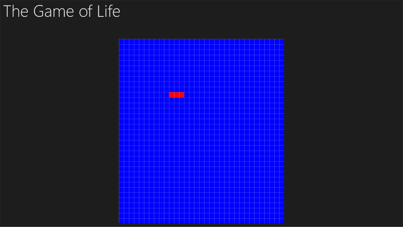 #1. The Game of Life (Windows) By: Golesh Alex