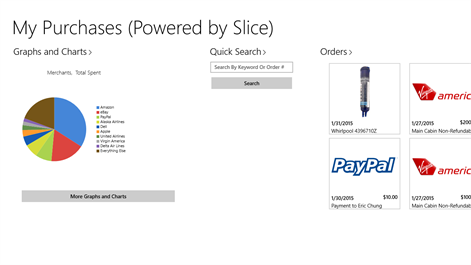 My Purchases (Powered by Slice) Screenshots 1
