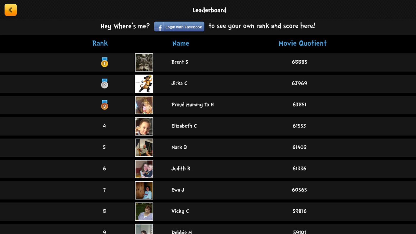 #6. Movie Quiz Game - Guess Movie Posters (Windows) By: XLabz Technologies