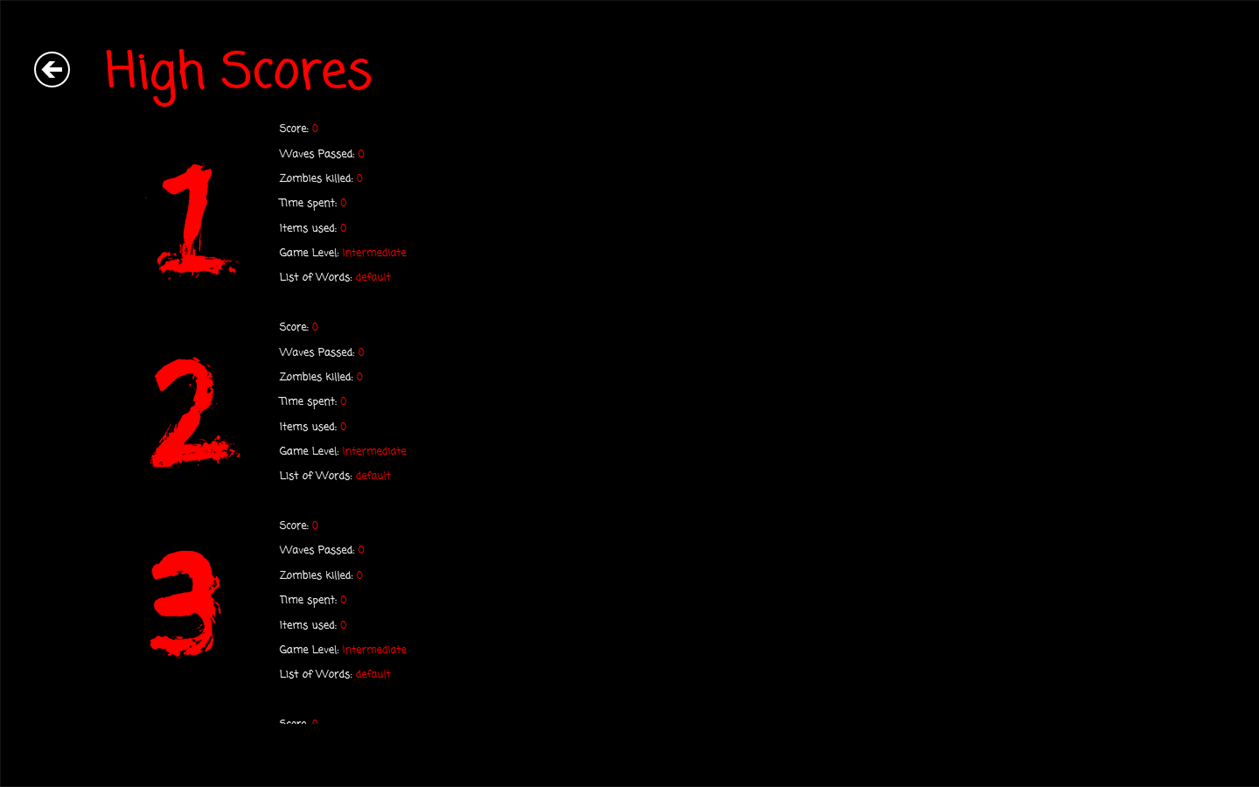 #3. Zombie Typing Survivor (Windows) Podle: Anthony Kojima Productions